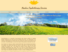 Tablet Screenshot of meadowpsychotherapy.com